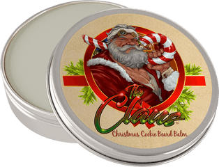 The Claus - A Christmas Cookie Beard Balm Santa Claus Png