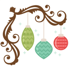 Download Hd Ornaments Frame Png - Cute Christmas Decoration Png