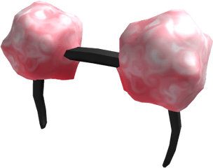 Pink Cloud Pom Headband - Roblox Clip Art Png