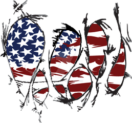 Torn American Flag By - Torn Union Jack Png Clipart Full Tattered American Flag Drawing