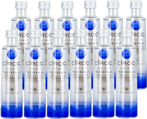 Ciroc Ultra Premium French Vodka 5cl Miniature 40 - Glass Cylinder Png