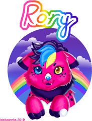 Couple More Lisa Frank Parody Badges - Fictional Character Png