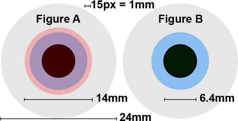 Filecomparison Of Exit Pupils For Astronomypng - Wikimedia Human Eye Diameter