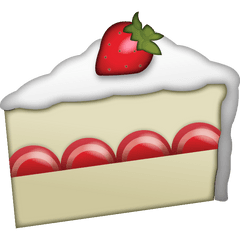 Strawberry Cake Emoji Free Icon - Free PNG