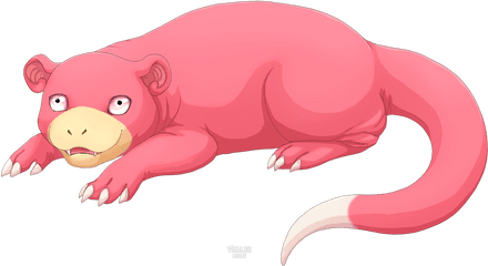 Slowpoke Pokemon Nintendo Sticker - Animal Figure Png