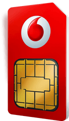 Vodafone Sim Card Icon Png - Vertical