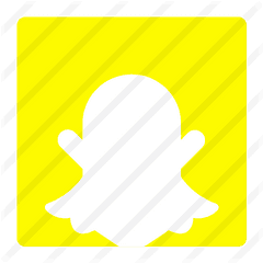 Snapchat - Free Social Icons Graphic Design Png