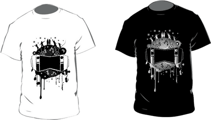 20 Vector Black T - Shirt Images Black Tshirt Vector Art T Music Design Black T Shirt Png