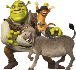 Download Shrek Png Image For Designing - Shrek Donkey Puss In Boots