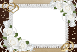 Fancy Wedding Border Png Clipart