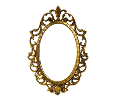 Decorative Frame Retro Gold PNG Download Free