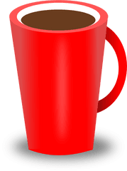 Clipart Red Coffee Cup - Clipartbarn Red Coffee Cup Vector Png