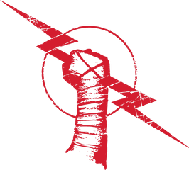 Cm Punk Lightning Bolt Fist Red Logo B 953061 - Png Cm Punk Logo Png