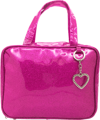 Meg Pink Glitter Scripture Tote - Tote Bag Png