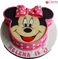 Minnie Mouse Cake - Birthday Cake Png