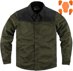 Icon Upstate Riding Shirt Lg Green Ebay - Long Sleeve Png