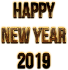 Happy New Year Gold Png Transparent Years