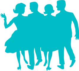 People Cliparts Png Transparent - 1950s Clipart Png