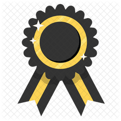 Black Ribbon Icon Of Flat Style - Popular Icon Png