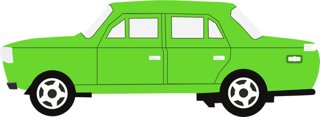 Green Car Png Download Free Clip Art - Blue Car Vector Png