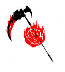 Rwby Crescent Rose Tattoo Concept - Rwby Ruby Symbol Png