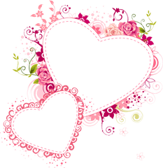 Love Frame Png Download - Heart Frame Transparent Background