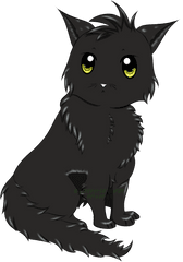 Anime Cat Png 4 Image - Anime Black Cat Png