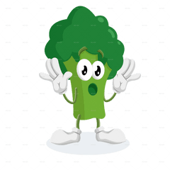 Broccoli Mascot - Mascot Png