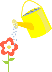 Water The Flowers Vector U2013 Free Psdvectoricons - Flower Being Watered Clip Art Png