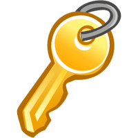 Golden Key Png Image