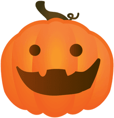 Jolly Halloween Pumpkin - Transparent Png U0026 Svg Vector File