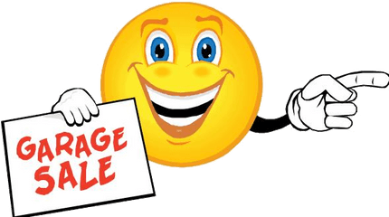 Around Town News - Garage Sale Happy Face Png