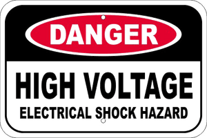 High Voltage Sign Free Clipart HD - Free PNG