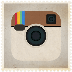 Vintage Instagram Icon Png Transparent - Instagram Vintage Social Media Icons