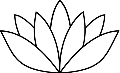 Lily Clipart Lotus Flower - Lotus Flower Drawing Simple Png