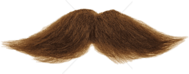 Png Download Mustache Brown Images - Lace Wig