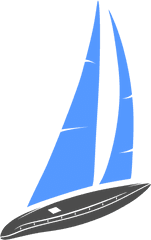 Sail Boat Vector Logo Template - Vector Sailboat Png