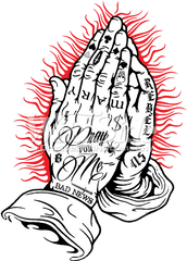 Praying Hands - Praying Hands Tattoo Png