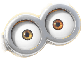 Minion Eyes Free Clipart HQ - Free PNG