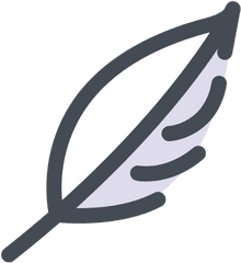 Feather Icon - Feather Symbol Png