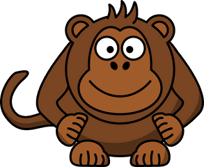 Library Of Cross River Gorilla Banner Freeuse Stock Png - Cartoon Animals Clipart