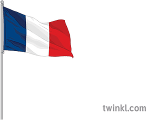 Fluttering French Flag General - French Flag Png