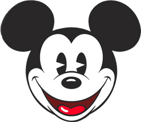 Mouse Clipart Face - Mickey Mouse Head Png