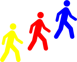 Download Pix For U003e Clipart Group Of People Walking - Clipart People Climbing Stairs Png