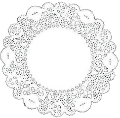 Doily Circle Transparent Png Clipart - Transparent Overlays For Edits Png