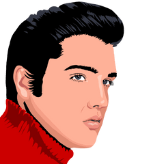 Png Elvis Presley By Heblo - Elvis Presley Svg