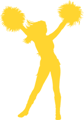 Cheerleader Silhouette - Free Vector Silhouettes Creazilla Illustration Png