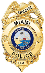 Miami Police Department Badge - Logo Miami Police Badge Png