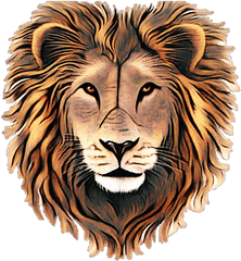 Angry Lion Png - Lion Roar Sticker By Kat The Cat Lion Roaring Lion Head Png