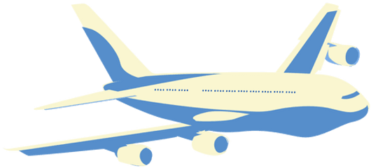 Plane Aeroplane Airplane Illustration - Airplane Illustration Png